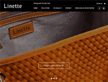Tablet Screenshot of linetteline.com